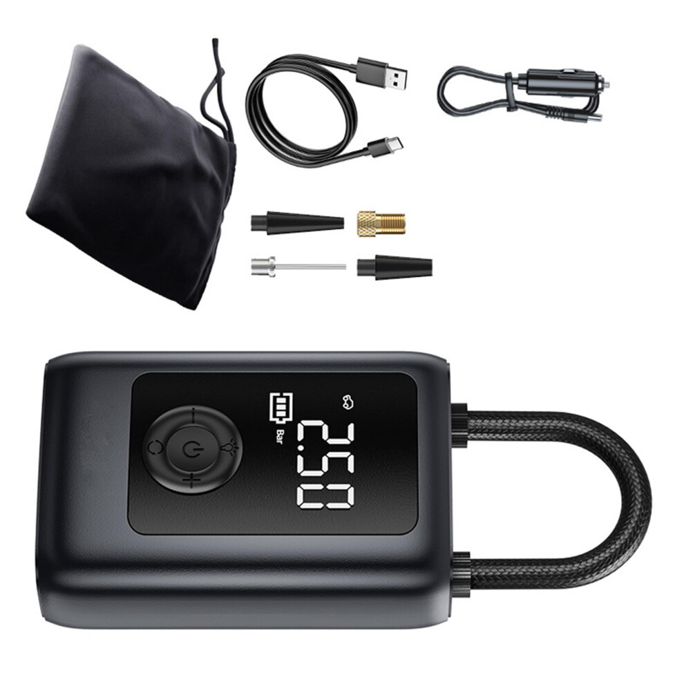 Air Pumps Portable Electric Tire Inflator For Motorcycles, Bicycles And Car Tires Light 6493810538322