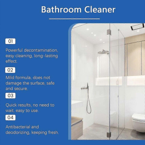 Bathroom cleaner Remove water stains Lime Cleaning surface Bathroom descaling cleaner 2