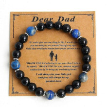Explosive Bracelet Lapis Lazu Obsidian Natural Stone Bracelet Jewelry Men's Bracelet Natural Stone