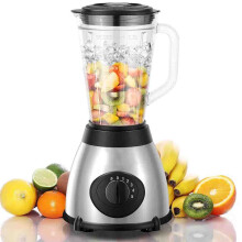 1.5L Glass Jug Blender Food Processor Smoothie Maker Juicer Grinder