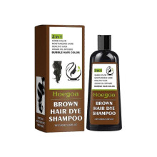 (101ML, Brown) Hoegoa Plant Bubble Hairdressing Gentle Hair Cleansing And Moisturizing Hair Easy Coloring Hair Shampoo