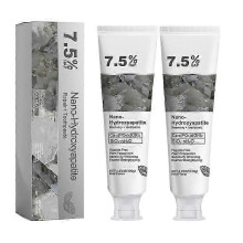 (2pcs) Nano Hydroxyapatite Toothpaste Remover Coffee/Tea Stain Improve Bad Breath Prevent Caries Fresh Breath Teeth Dental Care