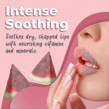 Watermelon Sugar Lip Scrub for Dry,Cracked and Dark Lips,Lip Scrubber Exfoliator,Lip Scrubs Exfoliator and Moisturizer,Lip Care Products