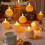 (Dot Rubik Cube) Pumpkin Battery Operated Candle, Flameless Pumpkin Shaped Candles 2