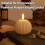 (Dot Rubik Cube) Pumpkin Battery Operated Candle, Flameless Pumpkin Shaped Candles 4