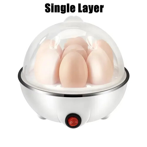 Electric Egg Boiler Cooker Poacher Steamer Boiled Eggs Home Device