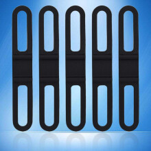 Silicone Strap 5-Piece Set For Cycling Handlebar Mounts Elastic Band Water Bottle Pedal Strap Phone Strap