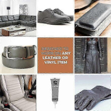 (grey) Leather Repair Filler for Filling Holes Scuffs Scratches Heavy Cracking restorer