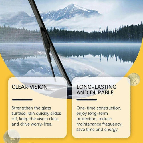 Homonth Windshield Cleaning Agent Car Windshield Cleaning Car Window Decontamination Rainproof Cleaner 1