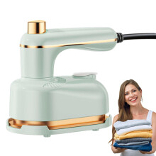 Hand Steam Iron Quick Heating Hand Ironing Machine For Household Travel Bed Linen Shirts And Blankets Green EU