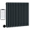 (600mm H x 425mm W, 3 Column) Wifi Electric Column Anthracite Traditional Radiator Smart 7 Day Programmable Timer App Compatibility 1