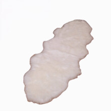 (White & Black) Imitation Wool Carpets Home Carpets Fur For Kids Room Living Room Warm Fur Carpets