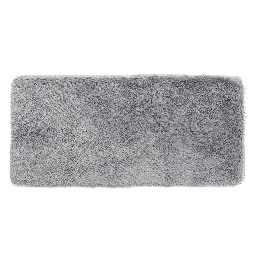 (Grey) Soft Fluffy Rugs Anti-Skid Shaggy Area Rug Home Bedroom Floor Area Carpet-image-OPC-PJFDZQF-NEW