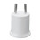 (US Plug) E27 Light Socket To EU/US Plug Holder Adapter Converter For Bulb Lamp 3