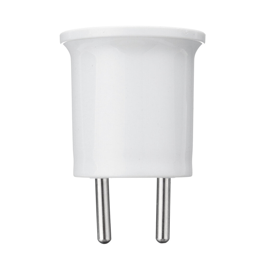 (Eu Plug) E27 Socket To Eu/Us Plug Holder Adapter Converter For Bulb Lamp Light 3592643657804