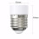 E27 to E14 Base LED Light Lamp Bulb Adapter Adaptor Converter Screw Socket Fit 10