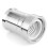 (Silvery, E26) E27 E26 Aluminium Retro Vintage Industrial Edison Screw Light Socket Lamp Holder 5