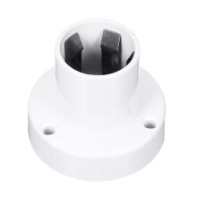 (White) AC100-240V 4A E27 Base Socket Light Bulb Adapter Aging Test Lamp Holder Surface Fixture