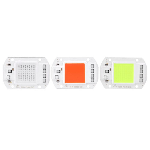 (Blue) AC220V 50W COB LED Chip Red Green Blue Light Source for DIY Spotlight Floodlight Lamp 1