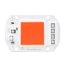 (Red) AC220V 50W COB LED Chip Red Green Blue Light Source for DIY Spotlight Floodlight Lamp