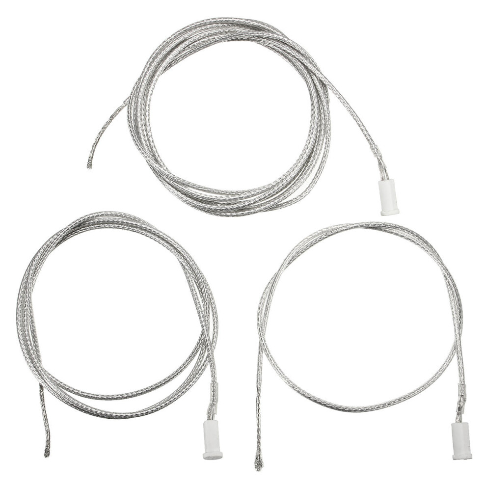 (200cm) 50/100/200cm G4 Socket Base Holder Connector White Ceramic LED Halogen Bulb Lamp Light