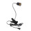 (White, EU Plug) 40CM E27 Flexible Pet Reptile Light Bulb Adapter Lamp Holder Socket with Clip ON OFF Switch 11
