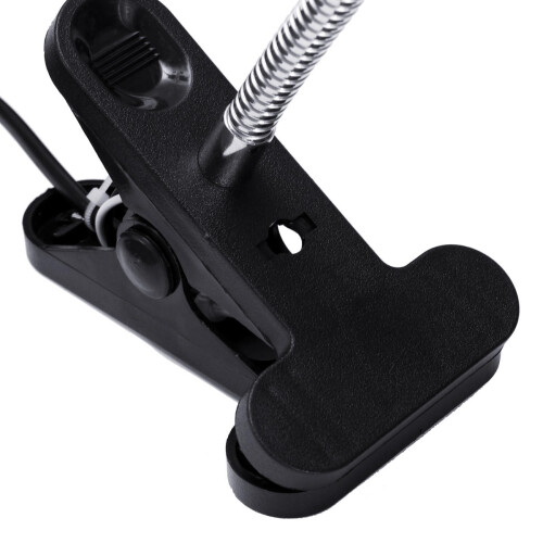 (Black, US Plug) 40CM E27 Flexible Pet Reptile Light Bulb Adapter Lamp Holder Socket with Clip ON OFF Switch 2