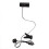 (US Plug) 50CM E27 Flexible Reptile LED Light Lamp Holder Bulb Adapter Socket with Clip On Switch AC110-220V 2