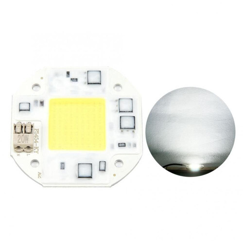 (White) AC100-260V 20W COB LED Chip Bead High Power Integrated Light Source for Spotlight Floodlight