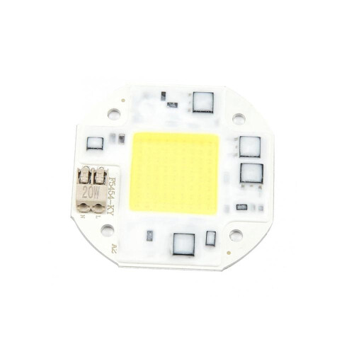(Warm White) AC100-260V 20W COB LED Chip Bead High Power Integrated Light Source for Spotlight Floodlight 1