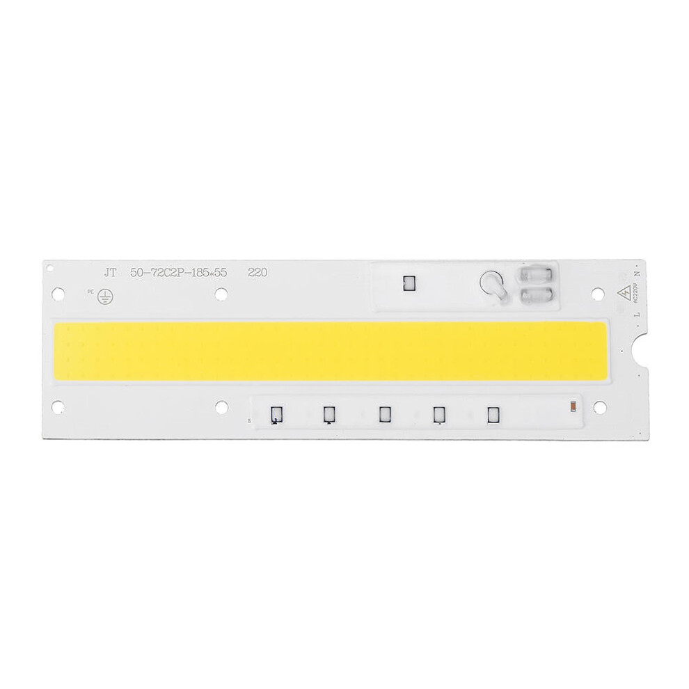 (Warm White) AC160-260V 50W White/Warm White COB LED Chip Light Source 90lm/w 185x55mm for DIY Floodlight-image-OPC-PJFF2K9-NEW