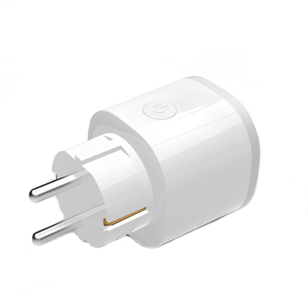 Ac100-240V 16A Wifi App Monitoring Timer Smart Eu Plug Socket With Night Light Support Alexa Google 9495687529004