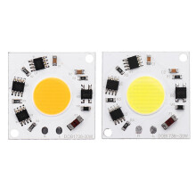 (Cold White) AC220-240V 30W DIY COB LED Light Chip Bulb Bead 36x36mm For Flood Light Spotlight