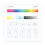 A AC100-240V Bluetooth Mesh RGBWC Remote Touch Panel Dimmer Controller for LED Lighting 3