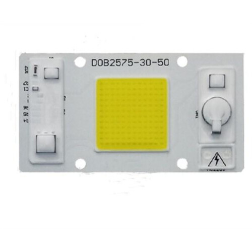 (white, 30W) 30W 50W Warm White/White LED COB Chip Light for Downlight Panel Flood Light Source AC180-260V 1