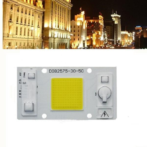 (white, 50W) 30W 50W Warm White/White LED COB Chip Light for Downlight Panel Flood Light Source AC180-260V