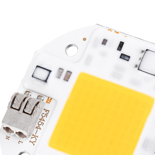 (White) 50W LED COB Bead Light DIY Lamp Chip for Floodlight AC100-260V 2