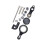 (Gold) Damper Bracket Steering Mount Kit Motorcycle Stabilizer Mounting Replacement 10