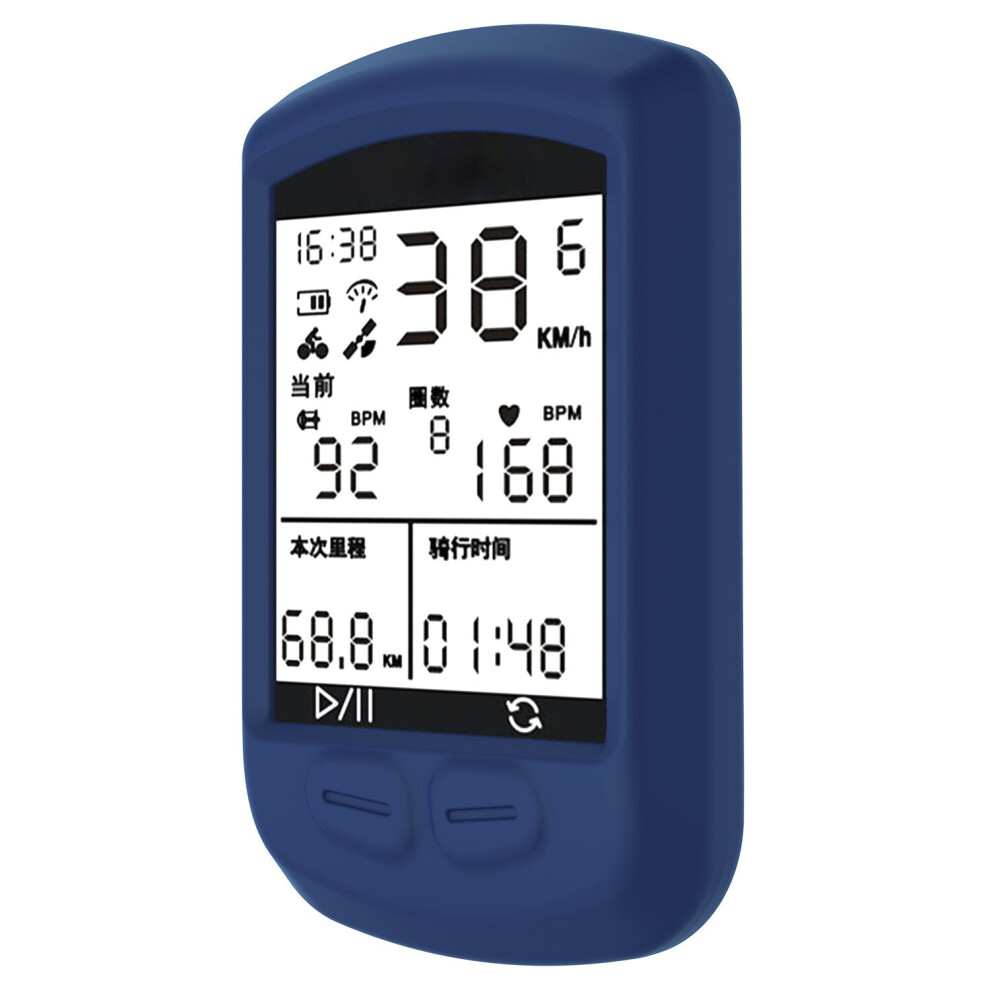 (Blue) Bike Computer Cover Waterproof Silicone Case Bicycle GPS Devices Protective-image-OPC-PJFF559-NEW