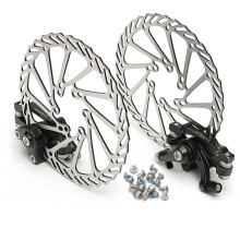 160MM MTB Bike Mechanical Disc Brake Front and Rear Brake Set
