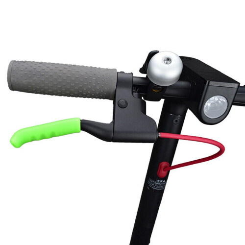 (Grey) Electric Scooter Silicone Handlebar Brake Lever Sleeve Universal Handlebar Protect Sleeve 2