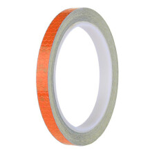 (Orange) 315" Cycling MTB Bike Safety Reflective Wheel Sticker for Scooter Bike Decal Tape