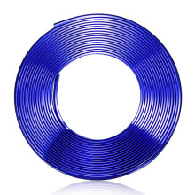 (Blue) 315" Electric Bike Electric Scooter Protective Tape Bumper Strips Decorative Decals
