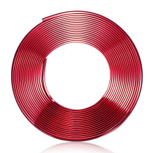 (Red) 315" Electric Bike Electric Scooter Protective Tape Bumper Strips Decorative Decals