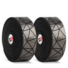 (Black) Bike Handlebar Tapes Soft Comfortable Bicycle Handlebar Grip Tape Adhesive Back Riding Cycling