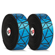 (Blue) Bike Handlebar Tapes Soft Comfortable Bicycle Handlebar Grip Tape Adhesive Back Riding Cycling