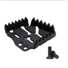 (Black) Modified Brake Lever Foot Plate Motorcycle Retrofitted With Brake Pedal