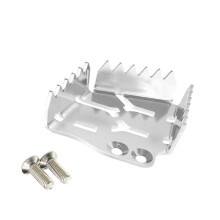 (Silver) Modified Brake Lever Foot Plate Motorcycle Retrofitted With Brake Pedal