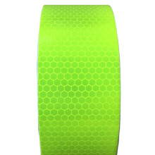 (Fluorescent Green) 3m Reflective Bicycle Stickers Cycling Decals Adhesive Tape For Bike Safety Bicycle Accessories