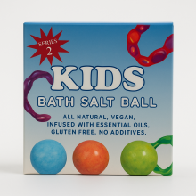 Halsgroves Kids Bath Bomb Surprise Fidget Band 6 Bath Bombs